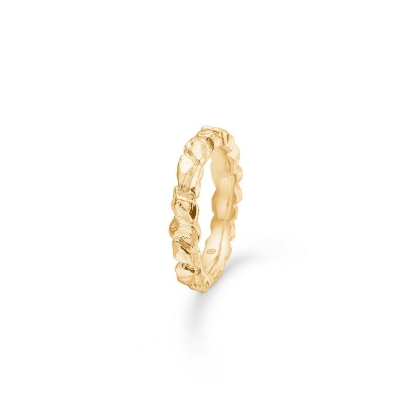 Studio Z Element ring i 18 karat forgyldt sølv